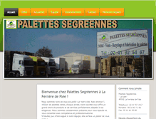 Tablet Screenshot of palettes-segreennes.com